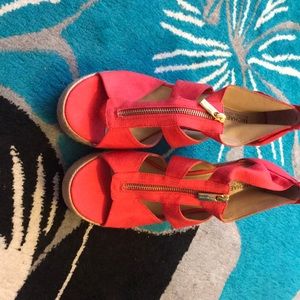 Mk watermelon damita wedge sandals!!!